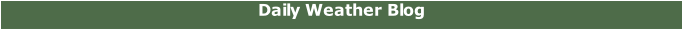 Daily Weather Blog
