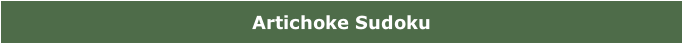 Artichoke Sudoku
